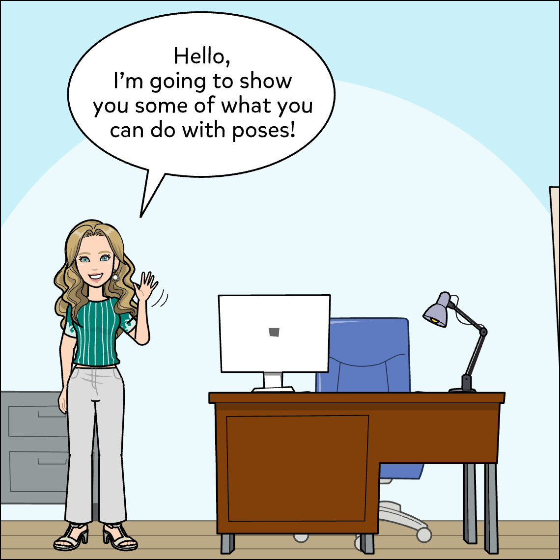 How To Add an Action or Body Pose to Your Character