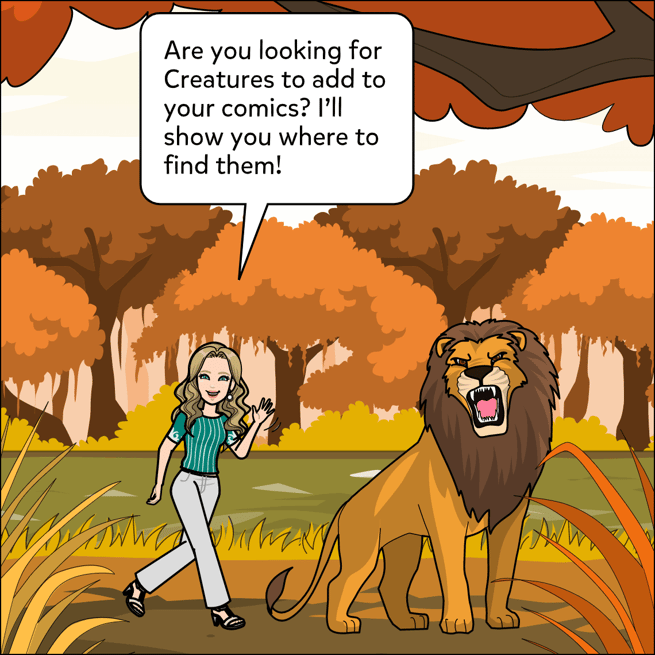 Are you looking for Creatures to add to your comics? I'll show you where to find them!