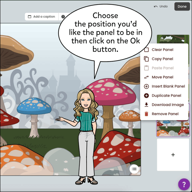 Now click on the Move Panel option from the menu.-003