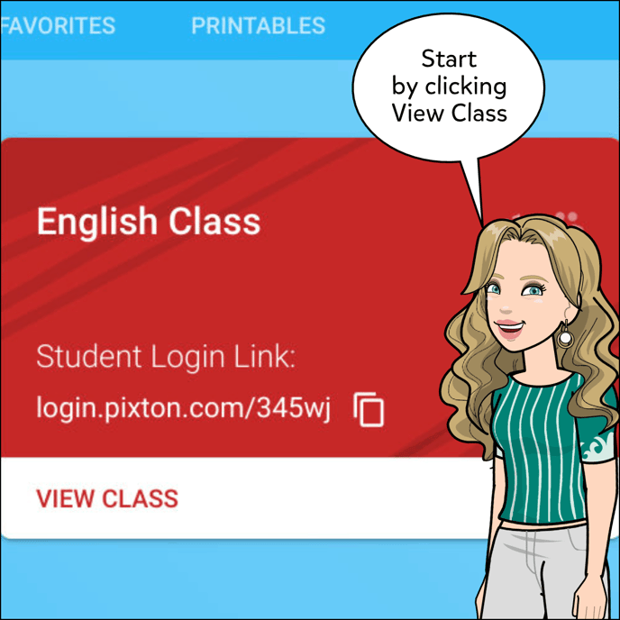 Start by clicking View Class.