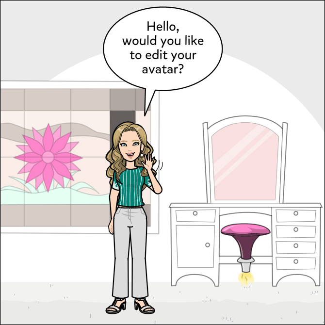 Hello, would you like to edit your avatar?