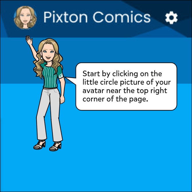 Start by clicking on the little circle picture of your avatar near the top right corner of the page.