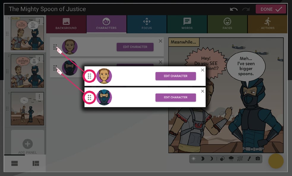 how-to-change-the-layout-order-of-characters-in-a-panel