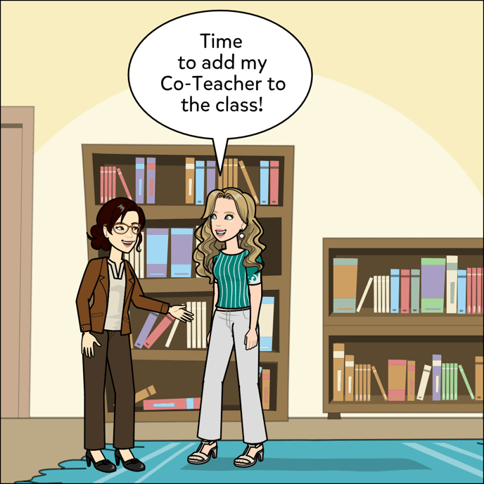 How to add a co-teacher to your class