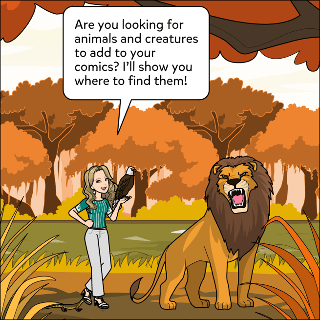Are you looking for animals and creatures to add to your comics? I'll show you where to find them!