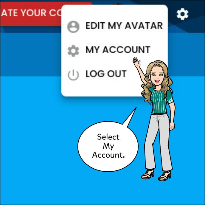 Then, click My Account.