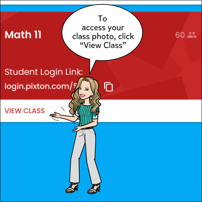 To access your class photo, click View Class.