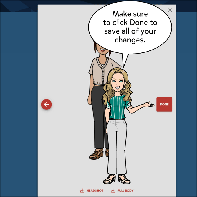 Make sure to click Done to save all of your changes.