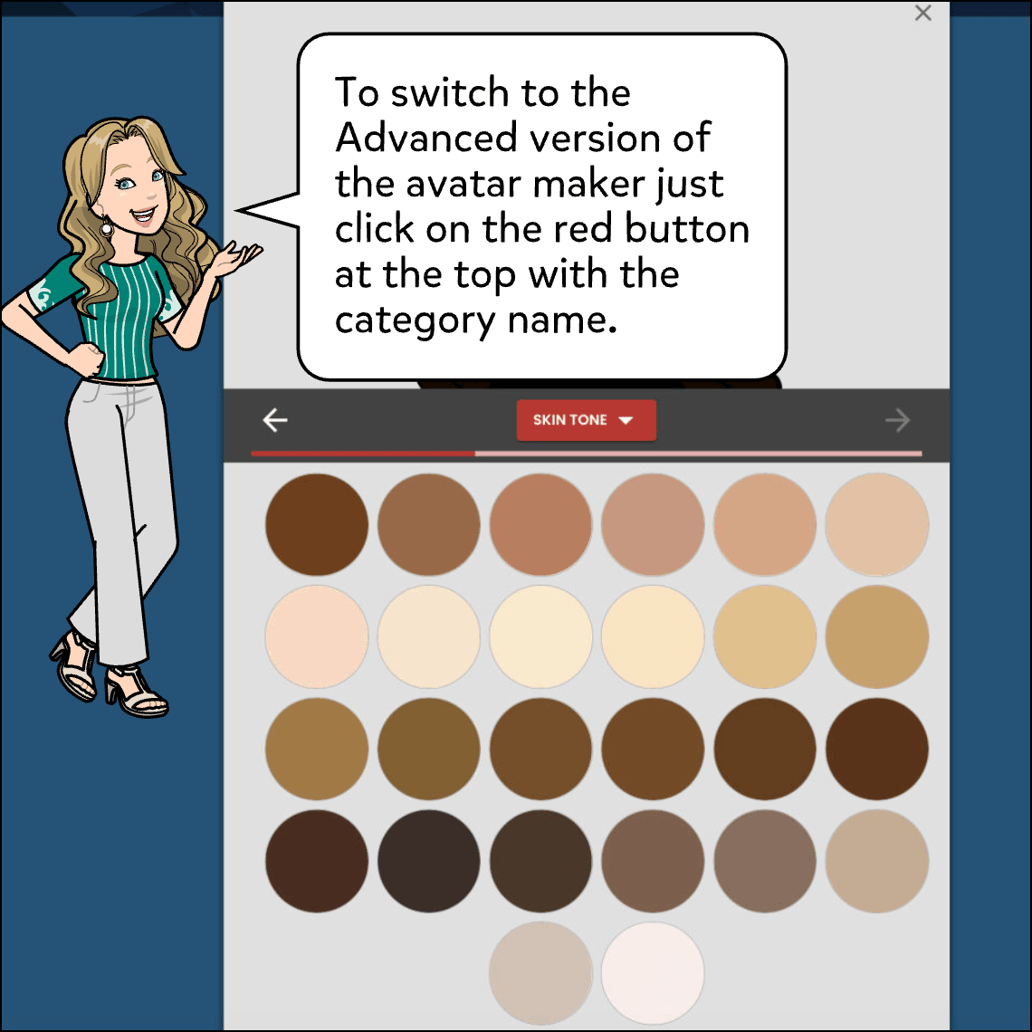 How To Enable the Advanced Options for the Avatar Maker