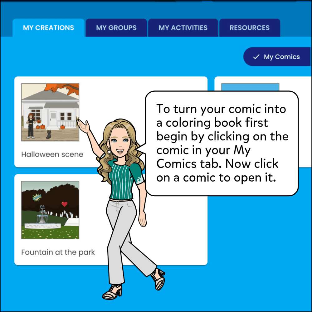 How To Turn Your Comic Into a Coloring Book