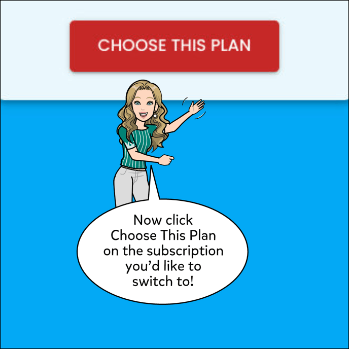 Then click Choose This Plan under the subscription of your choice.