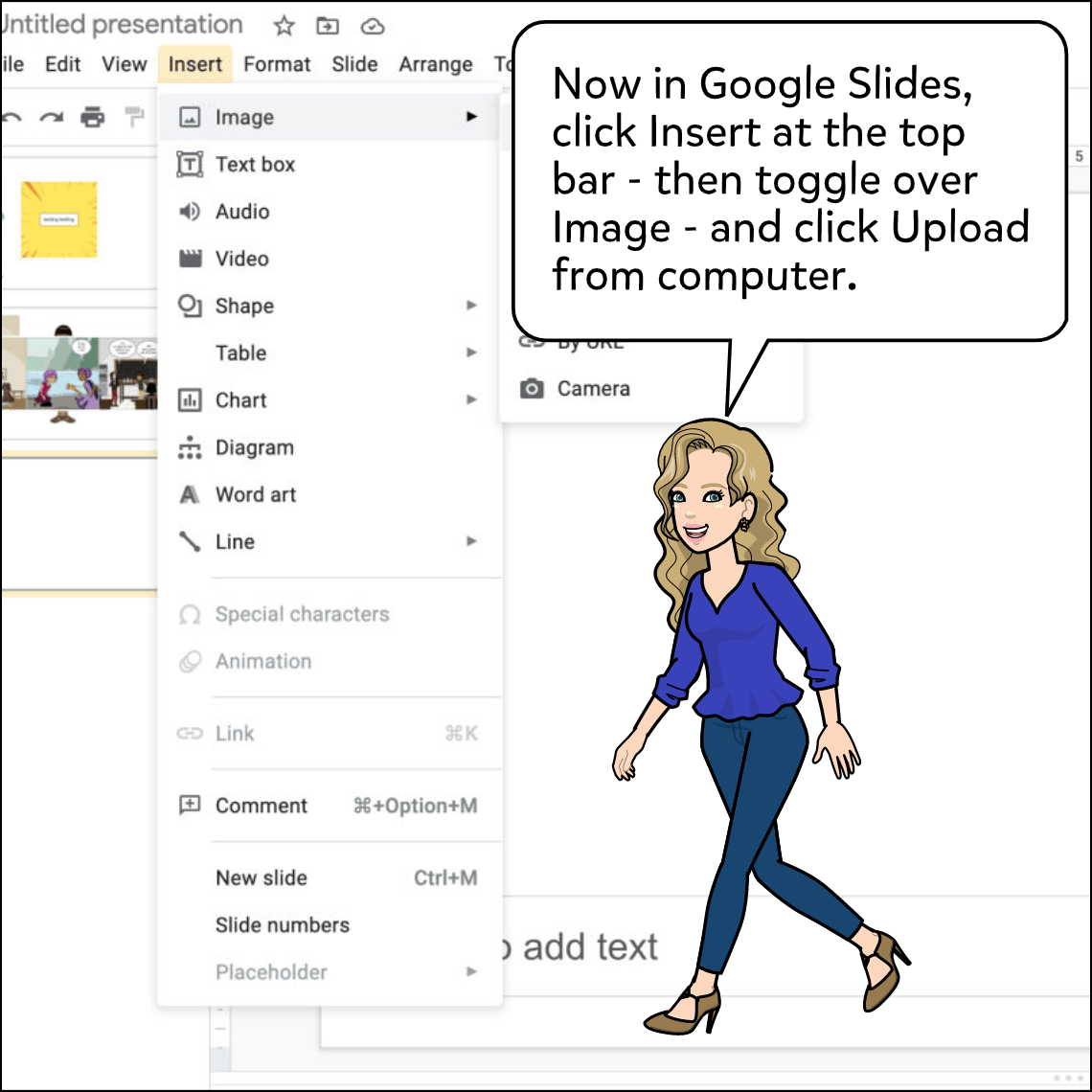 How To Insert Comics Into Google Slides
