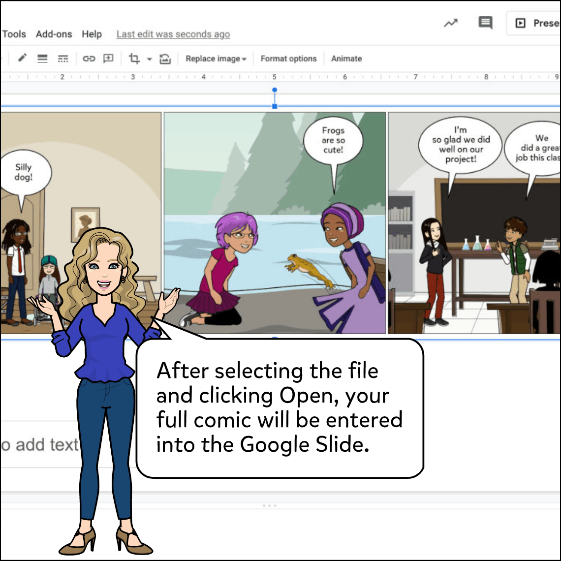 How To Insert Comics Into Google Slides