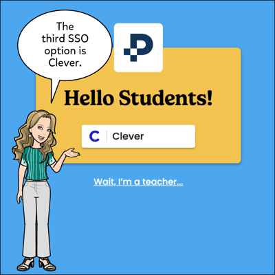 Clever is the third SSO option.