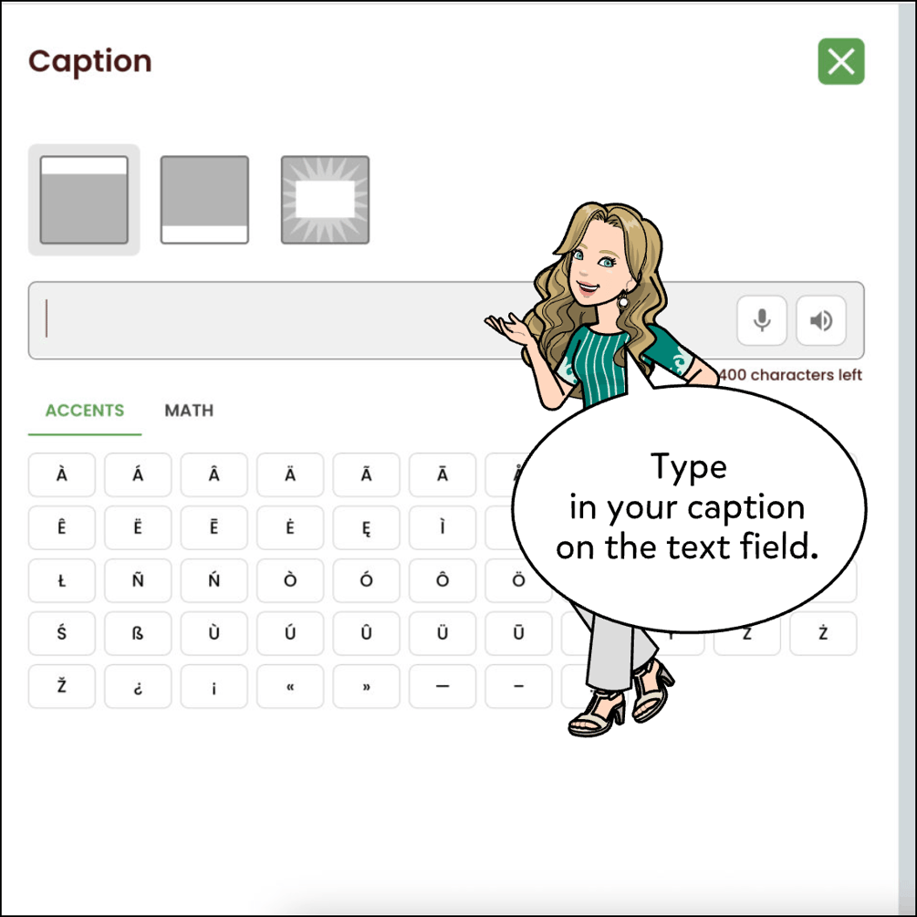 How To Add a Caption to Your Comic