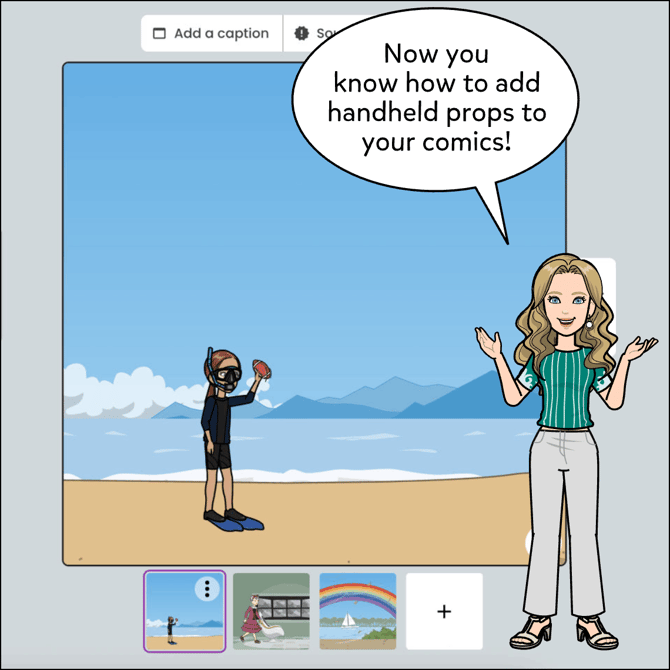Now you know how to add handheld props to your comics!